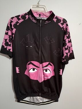 Brainstorm X Sesame Street Short Sleeve Cycling Jersey with The Count